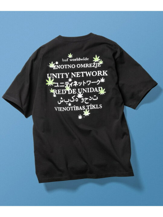 楽天市場】UNITY NETWORK TEE / HUF ハフ Tシャツ 半袖 HUF ハフ 