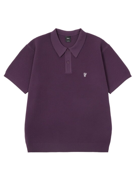 楽天市場】HUF1984 KNIT POLO HUF ハフ ニットポロ HUF ハフ トップス 