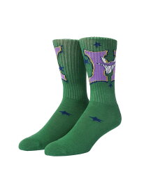 SASSY H CREW SOCK HUF ハフ ソックス 靴下 HUF ハフ 靴下・レッグウェア 靴下 グリーン[Rakuten Fashion]