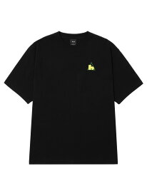 HIGH TIDE S/S EMB TEE HUF ハフ 半袖 Tシャツ HUF ハフ トップス カットソー・Tシャツ ブラック オレンジ ホワイト【送料無料】[Rakuten Fashion]