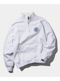 REGIONAL HALF ZIP FLEECE HUF ハフ トップス スウェット・トレーナー グレー ブラック グリーン【送料無料】[Rakuten Fashion]