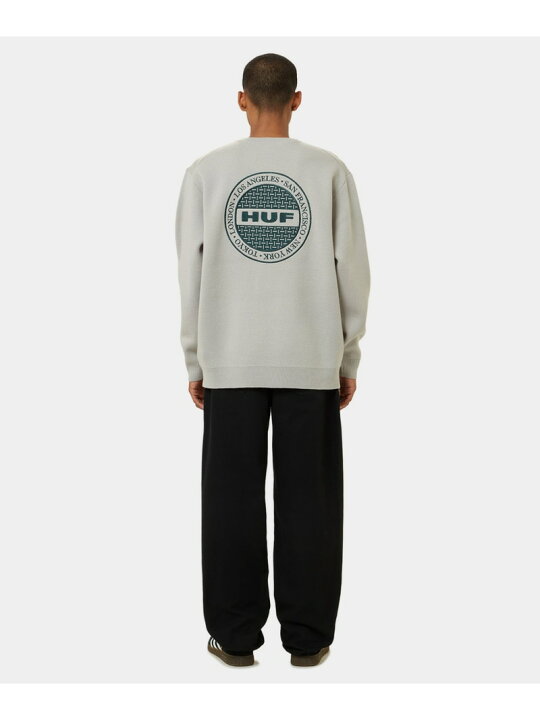 楽天市場】MANHOLE CREW SWEATER / HUF ハフ クルーセーター HUF ハフ 