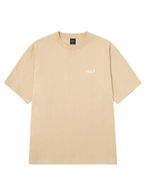 OG LOGO S/S TEE HUF ハフ 半袖Tシャツ HUF ハフ トップス カットソー・Tシャツ ベージュ ブラック グレー イエロー ホワイト【送料無料】[Rakuten Fashion]