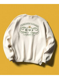 WORLDWIDE CLOTHIERS SWEATER / HUF セーター ニット HUF ハフ トップス ニット ホワイト ブラック【送料無料】[Rakuten Fashion]