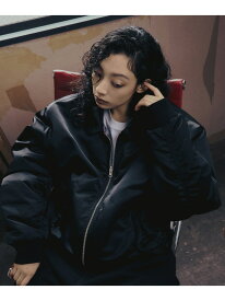 CLOTHIERS REVERSIBLE FLIGHT JACKET / HUF フライトジャケット リバーシブル HUF ハフ ジャケット・アウター MA-1 ネイビー ブラック【送料無料】[Rakuten Fashion]