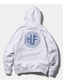 REGIONAL PUFF HOODIE HUF ハフ パーカー HUF ハフ トップス パーカー・フーディー グレー ブラック【送料無料】[Rakuten Fashion]