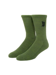 MEGABLAST MELANGE SOCK / HUF �n�t �\�b�N�X �C�� HUF �n�t �C���E���b�O�E�F�A �C�� �u���b�N �O���[��[Rakuten Fashion]