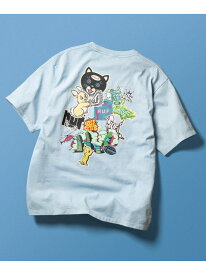 STICKER TEE / HUF ハフ Tシャツ HUF ハフ トップス カットソー・Tシャツ グレー ホワイト ブルー【送料無料】[Rakuten Fashion]