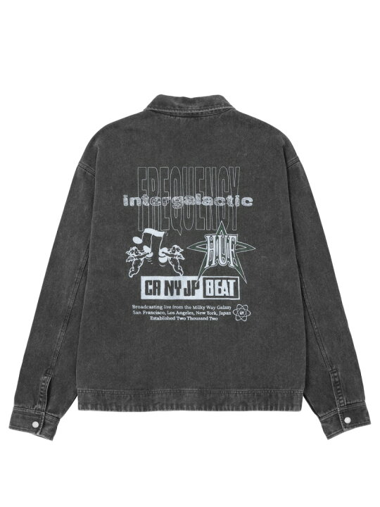 楽天市場】INTERGALACTIC FREQUENCY ZIP SHACKET HUF ハフ ジャケット
