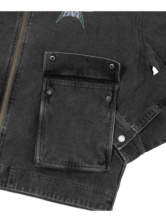 楽天市場】INTERGALACTIC FREQUENCY ZIP SHACKET HUF ハフ ジャケット