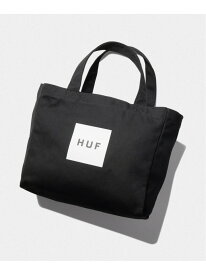 HUF BOX LOGO TOTE BAG S ハフ トートバッグ HUF ハフ バッグ トートバッグ ブラック ホワイト[Rakuten Fashion]