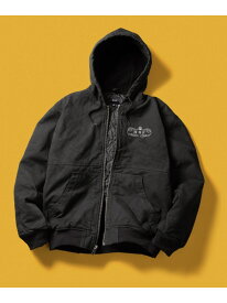 WORLDWIDE CLOTHIERS HOODED JACKET / HUF フードジャケット HUF ハフ ジャケット・アウター その他のジャケット・アウター ブラック ベージュ イエロー【送料無料】[Rakuten Fashion]