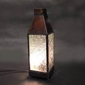 HUGオリジナル モロッコテーブルランプ Square インテリア・寝具・収納 ライト・照明 テーブルランプ・紙ランプ・ランタン テーブルランプ