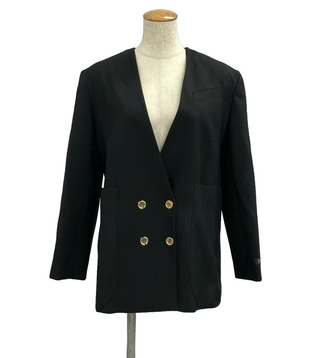 楽天市場】【中古】 美品 パトゥ ノーカラージャケット レディース 