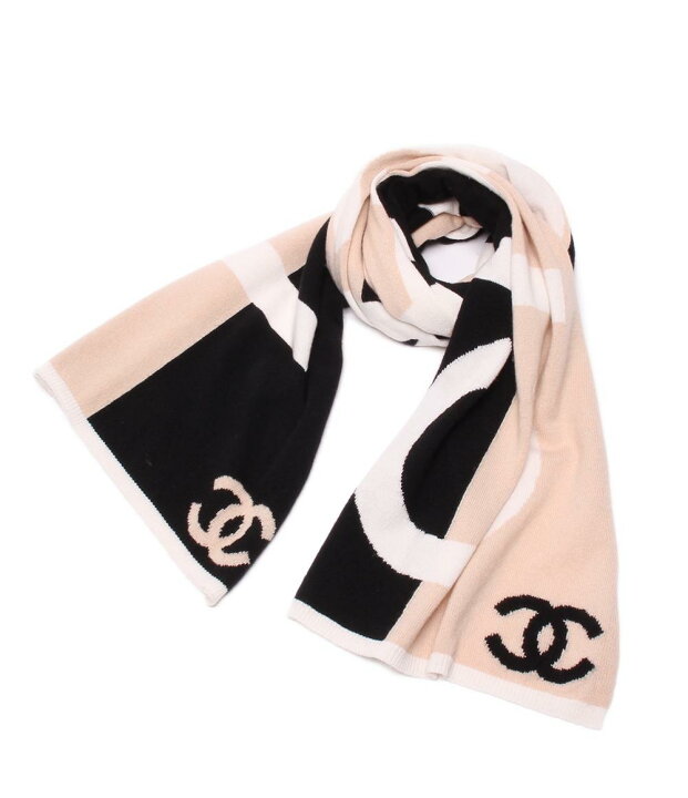 楽天市場】【中古】 美品 シャネル マフラー カシミア100% レディース  