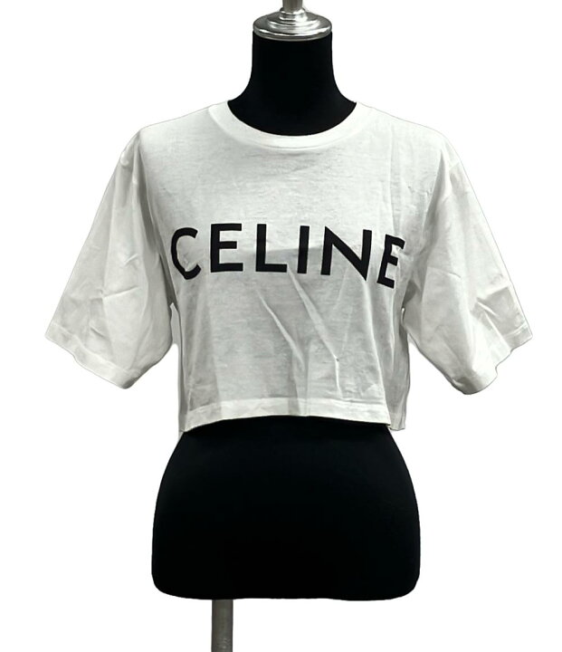 楽天市場】【中古】 セリーヌ クロップド Tシャツ 2X761671Q  