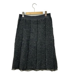 【先着クーポン11日1:59迄】【中古】 レコパン スパンコールニットスカート レディース SIZE 44 (L) Les Copains