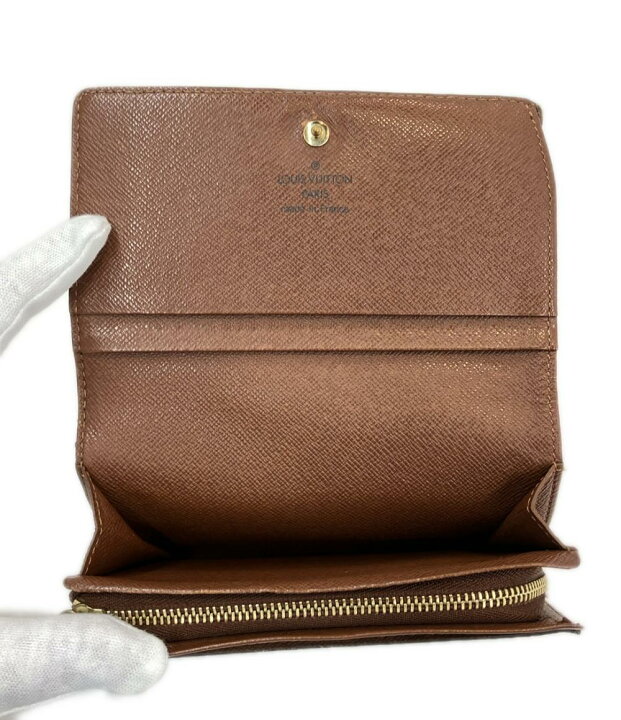 楽天市場】【中古】 ルイヴィトン 二つ折り財布 ポルトモネ  