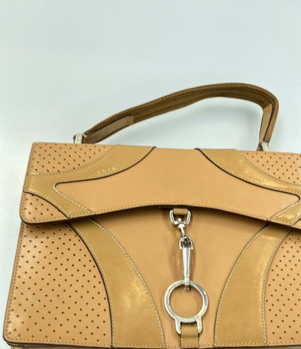 楽天市場】【中古】 プラダ フラップレザーミニハンドバッグ B10527 