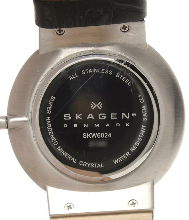 楽天市場】【中古】 スカーゲン 腕時計 クオーツ ホワイト SKW6024 