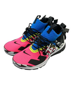 【中古】 美品 ナイキ ミドルカットスニーカー × ACRONYM AIR PRESTO MID AH7832-600 メンズ SIZE 27.0 (L) NIKE