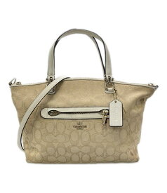 【先着クーポン11日1:59迄】【中古】 コーチ 2WAY ハンドバッグ ショルダーバッグ 斜め掛け シグネチャー 36311 レディース COACH