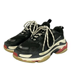 【先着クーポン10日1:59迄】【中古】 バレンシアガ ローカットスニーカー 厚底 トリプルS 524037 メンズ SIZE 26.0 (M) BALENCIAGA
