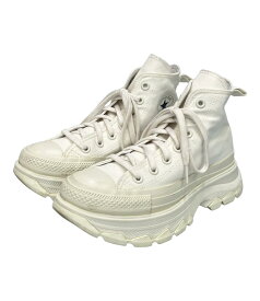 【7%OFFクーポン&500円OFFクーポン18日23:59迄】【中古】 コンバース ハイカットスニーカー 厚底 ALL STAR 100 TREKWAVE MN HI 1SD188 レディース SIZE 23.0 (M) CONVERSE