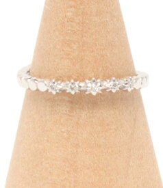 【7%OFFクーポン&500円OFFクーポン18日23:59迄】【中古】 美品 スタージュエリー リング 指輪 K10 ダイヤ 0.03ct レディース SIZE 7号 STAR JEWELRY
