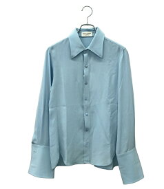 【先着クーポン16日1:59迄】【中古】 サンローラン 長袖 シルクシャツ メンズ SIZE 36 SAINT LAURENT