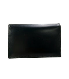 【5%OFFクーポン13日23:59迄】【中古】 エッティンガー 二つ折りカードケース 本革 メンズ Ettinger