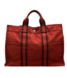 【先着クーポン11日1:59迄】【中古】 エルメス ハンドバッグ トートバッグ シルバー金具 フールトゥMM レディース HERMES