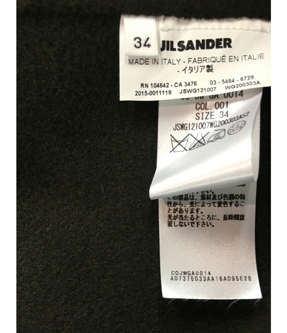 楽天市場】美品 ジルサンダー SIZE 34 (XS以下) ノーカラーコート Jil