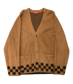 【中古】 シュプリーム カーディガン Brushed Checkerboard cardigan 21SS メンズ SIZE L Supreme