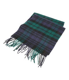 【中古】 ジョンストンズ オブ エルガン マフラー CASHMERE BLACK WATCH CHECK SCARF レディース JOHNSTONS OF ELGIN