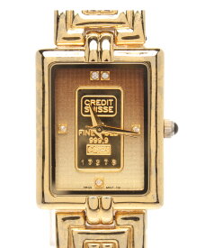 【中古】 エルジン 腕時計 K24インゴット1g クオーツ ゴールド FK-5811TN メンズ ELGIN