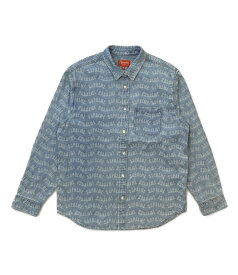 【中古】 シュプリーム 長袖シャツ Arc Jacquard Denim Shirt 22ss メンズ SIZE M Supreme