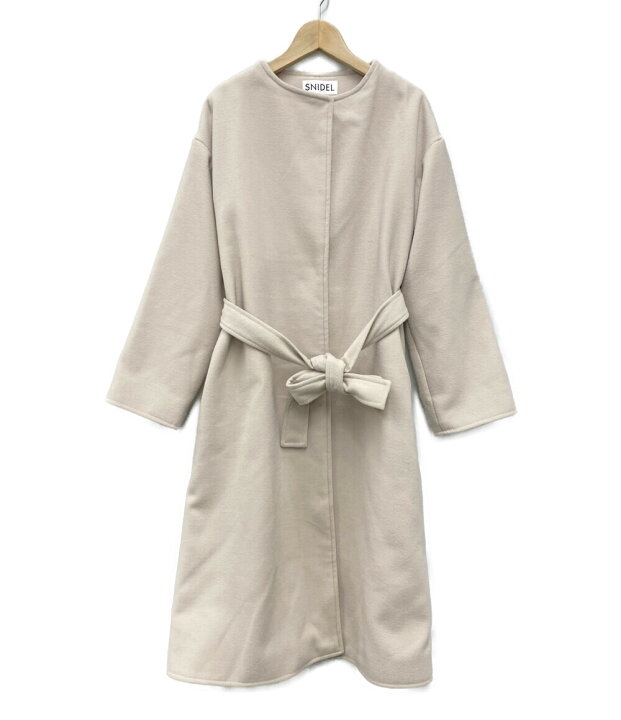 SNIDEL（スナイデル） 美品 コクーン切替コート ノーカラー アウター 