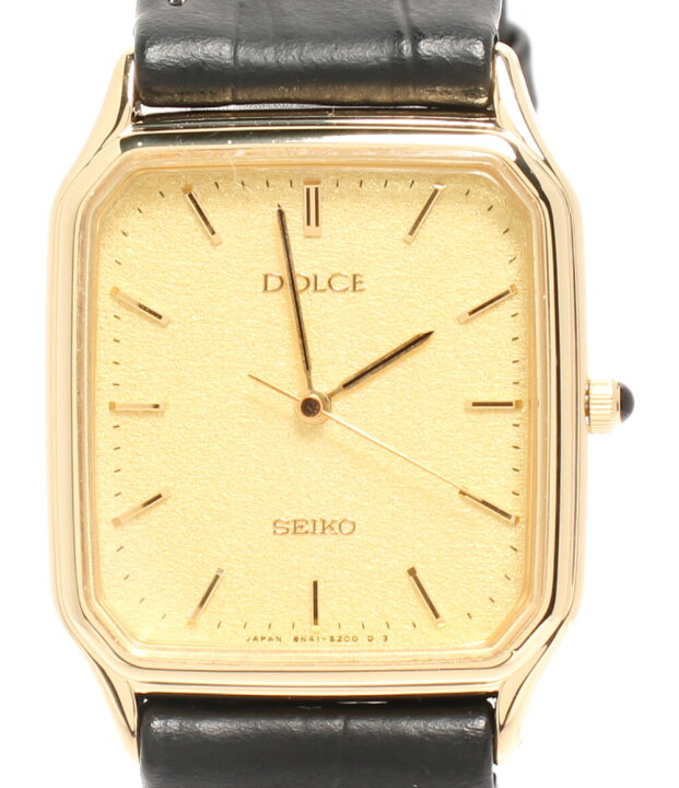 楽天市場】【中古】 セイコー 腕時計 18KT DOLCE クオーツ ゴールド 