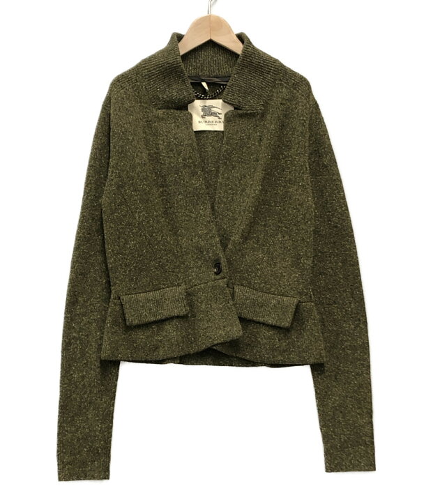 楽天市場】【中古】美品 バーバリーロンドン ニットジャケット 