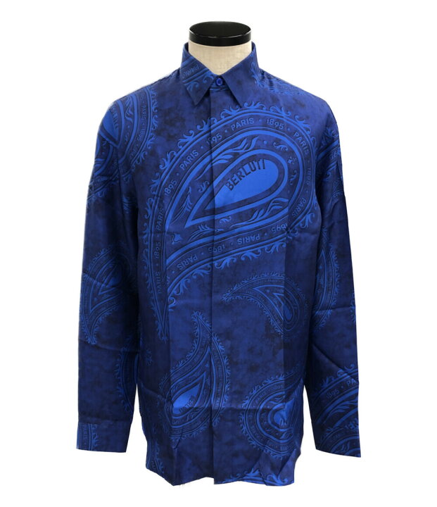 楽天市場】【中古】美品 ベルルッティ 長袖シャツ シルク100％ メンズ 