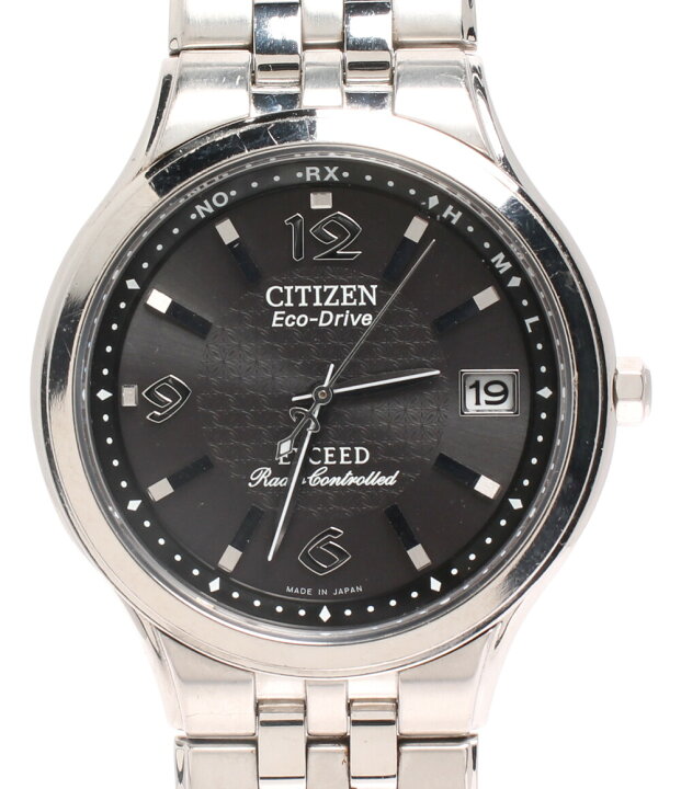 CITIZEN エクシード H111-T013627 電波ソーラー チタン 黒 CITIZEN 