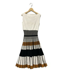 【中古】 プリーツ柄ノースリーブニットワンピース レディース SIZE F (M) FRAY I.D