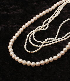 【中古】美品 イネド 4連ネックレス レディース INED