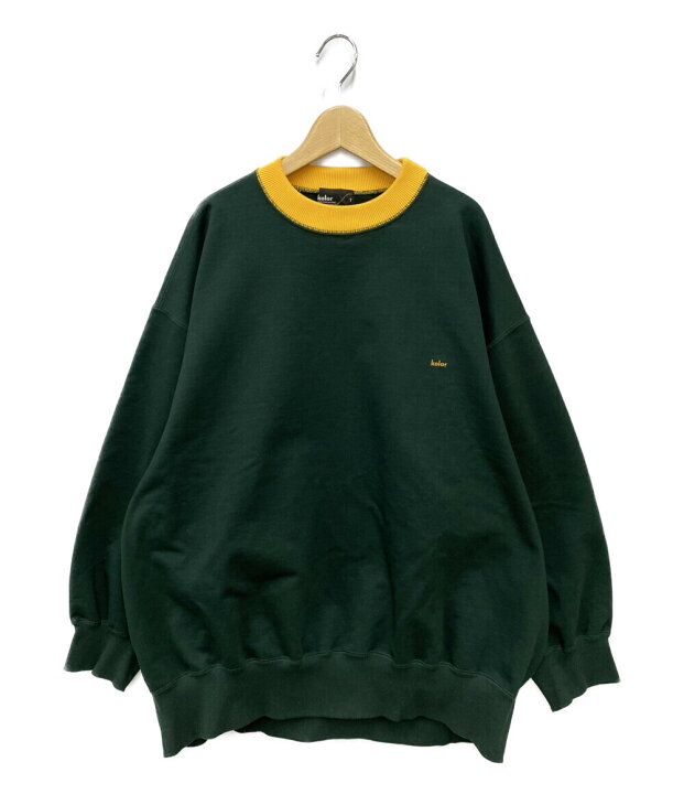 楽天市場】【中古】 カラー スウェット トレーナー グリーン×イエロー 