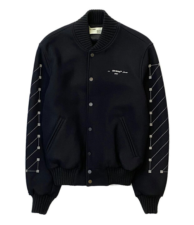楽天市場】【中古】美品 オフホワイト スタジャン Bomber Jacket 