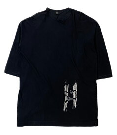 【中古】 ワイズ カットソー 長袖Tシャツ TIRE PIGMENT PRINT BIG LONG SLEEVE DRESS YT-T03-670 メンズ SIZE 2 Y’s