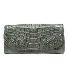 【中古】美品 ロダニア 長財布 カイマン レディース RODANIA