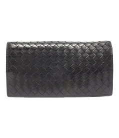 【中古】 ボッテガベネタ 二つ折り長財布 イントレチャート メンズ BOTTEGA VENETA