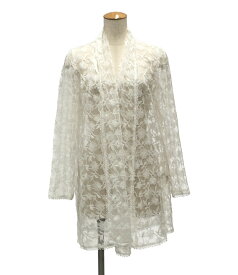 【中古】美品 総レースカーディガン レディース SIZE 9 (M) 伊太利屋